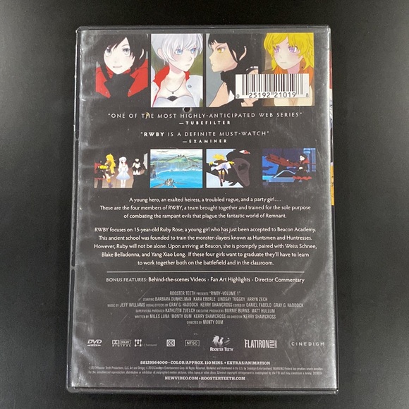 RWBY: Volume 1 - DVD - Picture 2 of 5